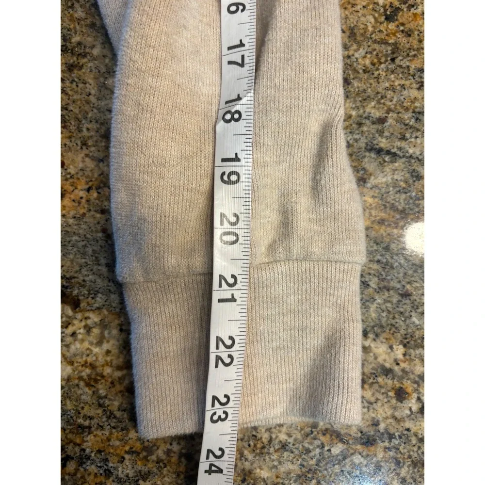 Polo Ralph Lauren Men's Light Tan Cotton Knit Mock Neck Pullover Sweater‎ M